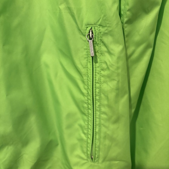 Lauren Ralph Lauren Active Women's Green Windbreaker Zip Jacket Logo‎ Women's XL - Picture 3 of 11